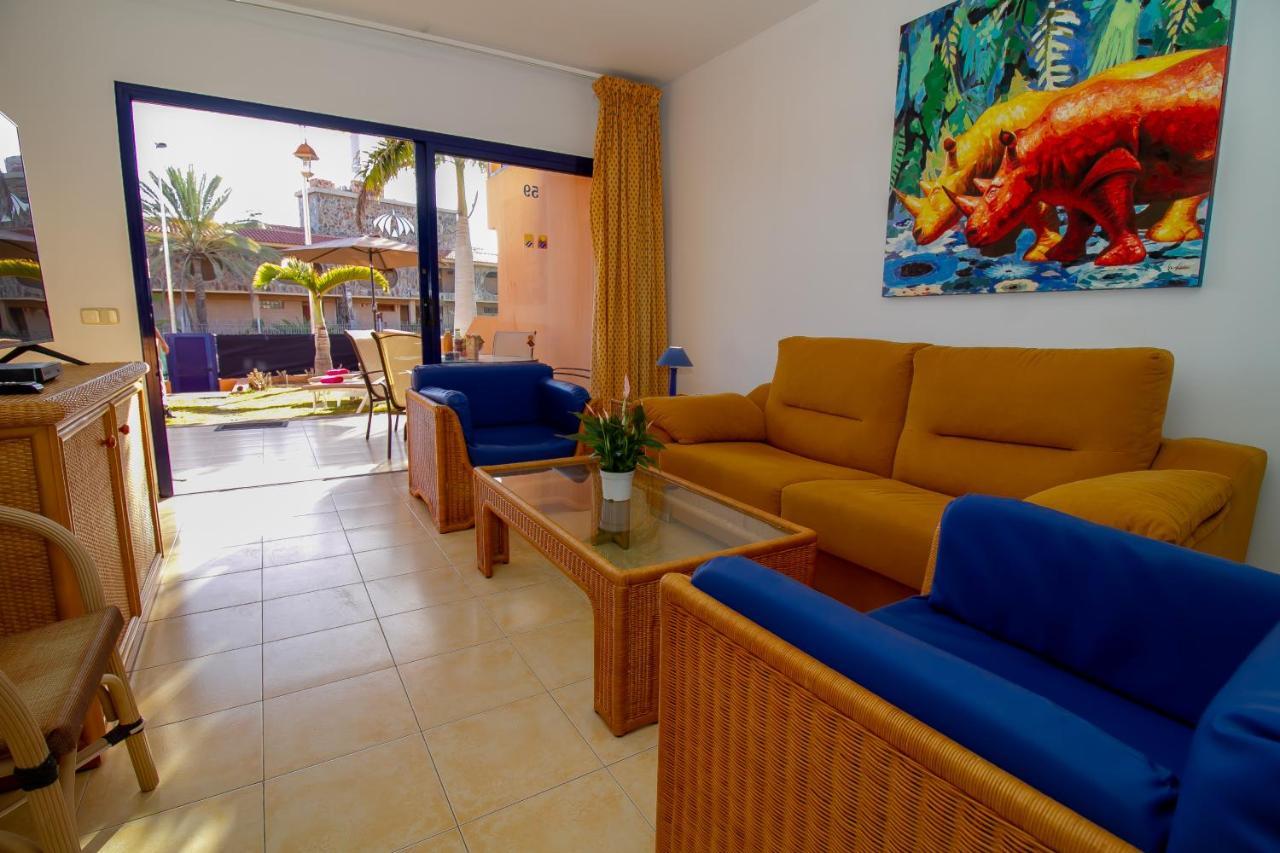 Duplex Meloneras With Free Wifi And Private Garden 빌라 외부 사진